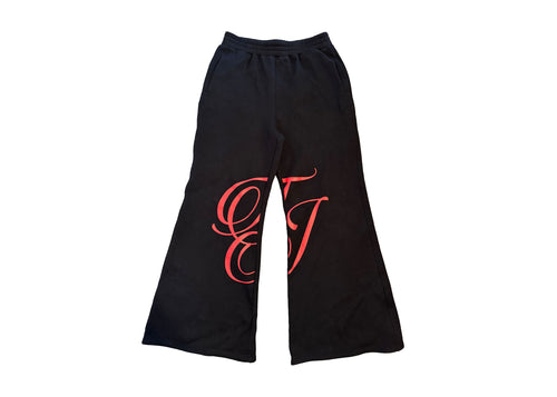 CURSIVE FLARE SWEATPANTS